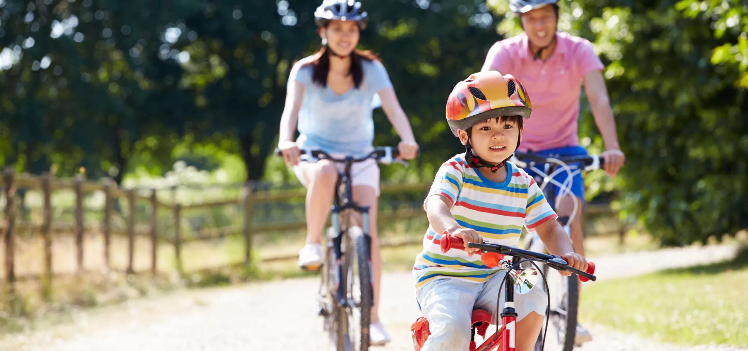 Family cycling