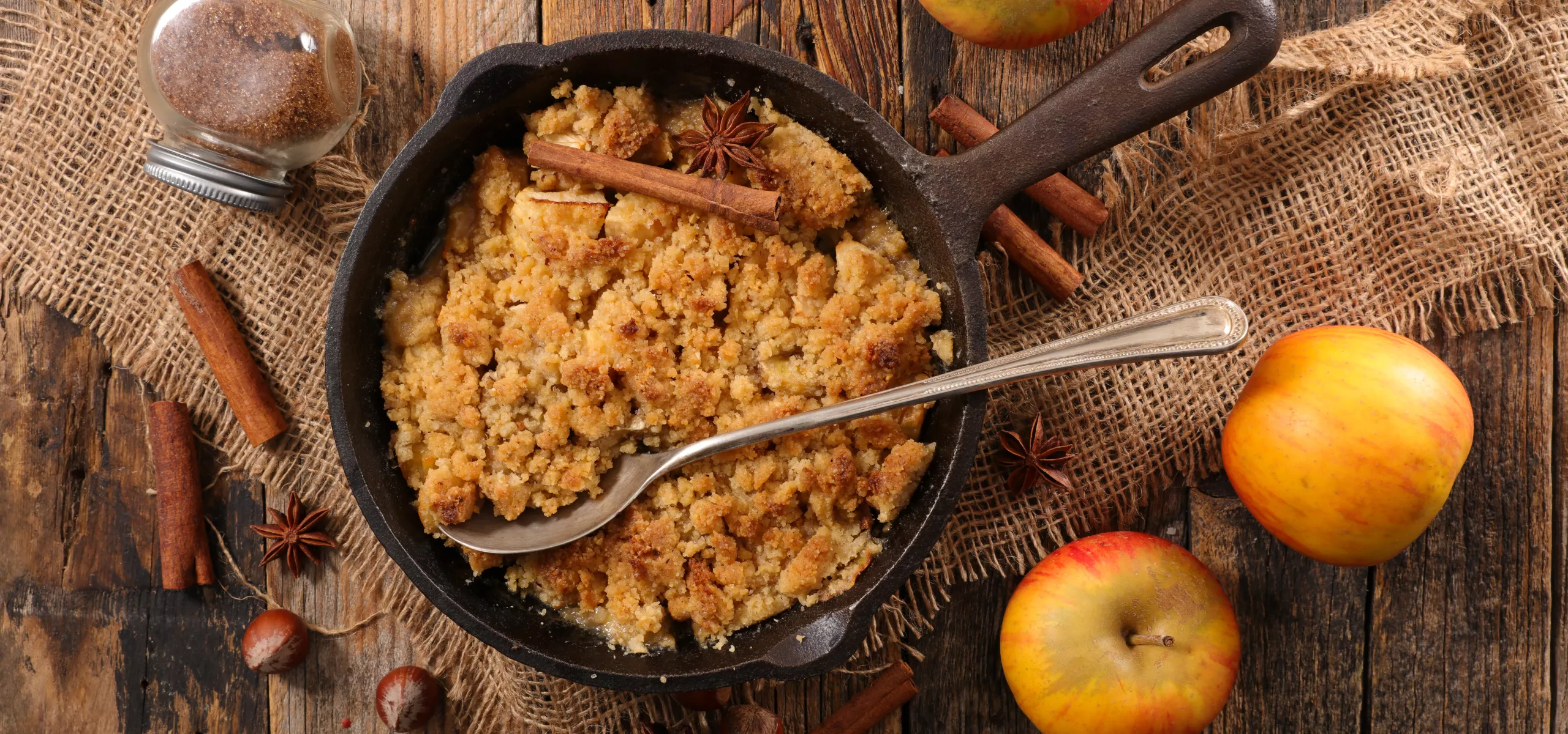 Apple crumble